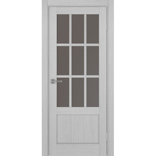 Турин 542ПФ.2221, цвет Дуб Серый FL стекло Бронза матовое, размер 80*200 см.