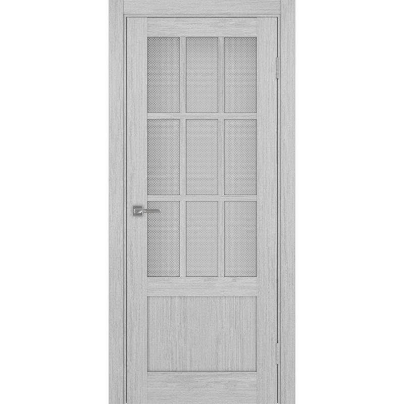 Межкомнатная дверь Турин 542ПФ.2221, цвет дуб серый FL, заполнение Пунта бесцветное, размер 200*80 см.