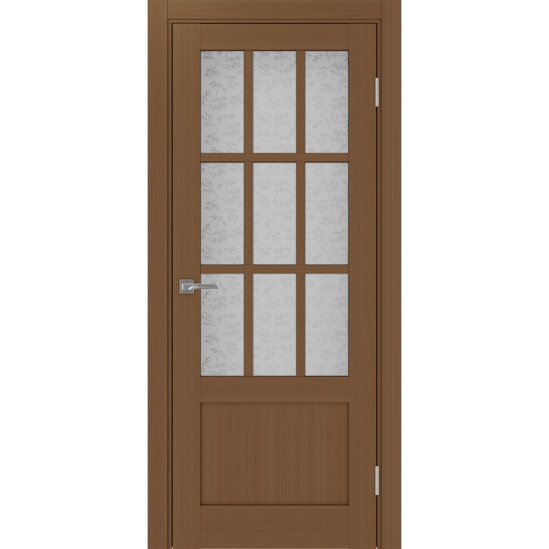 Межкомнатная дверь Турин 542ПФ.2221, цвет орех NL, заполнение Дали бесцветное, размер 200*80 см.