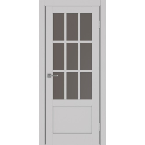 Турин 542ПФ.2221, цвет пепельный, заполнение Бронза матовое, размер 200*80 см.