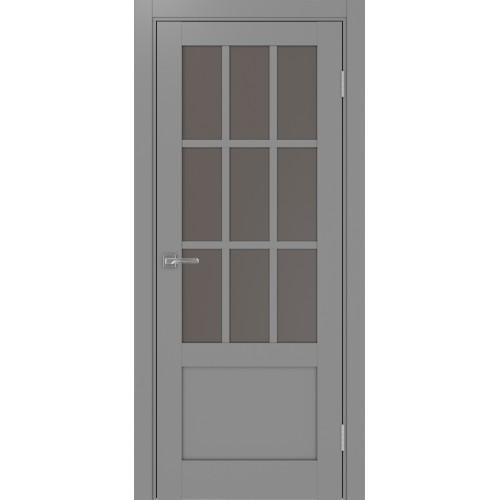 Турин 542ПФ.2221, цвет серый, заполнение Бронза матовое, размер 200*80 см.