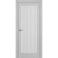 Турин 543.2, цвет Дуб Серый FL стекло LACбелый, размер 80*200 см.