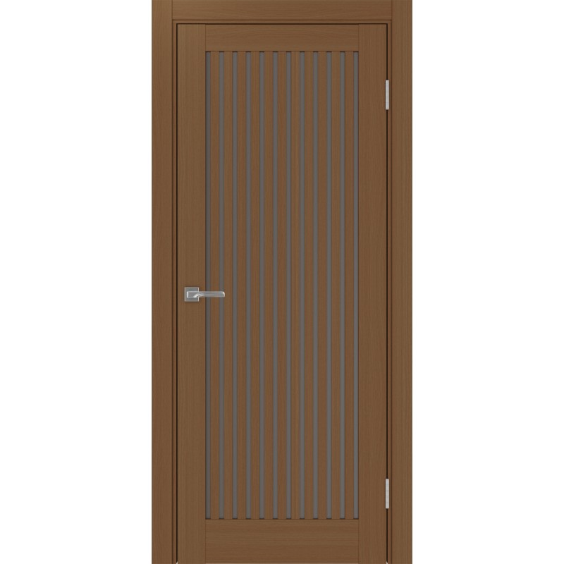 Межкомнатная дверь Турин 543.2, цвет орех NL, заполнение Бронза матовое, размер 200*80 см.