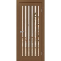 Турин 543.2, цвет орех NL, заполнение Зеркало, размер 200*80 см.