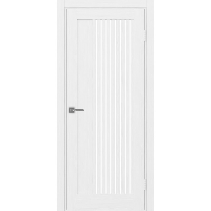 Межкомнатная дверь Турин 544.12, цвет Белый лёд стекло LACбелый, размер 80*200 см.