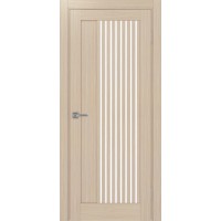 Турин 544.12, цвет Дуб беленый FL стекло LACбелый, размер 80*200 см.