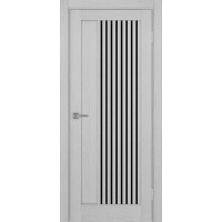 Турин 544.12, цвет дуб серый FL, заполнение LACчерный, размер 200*80 см.