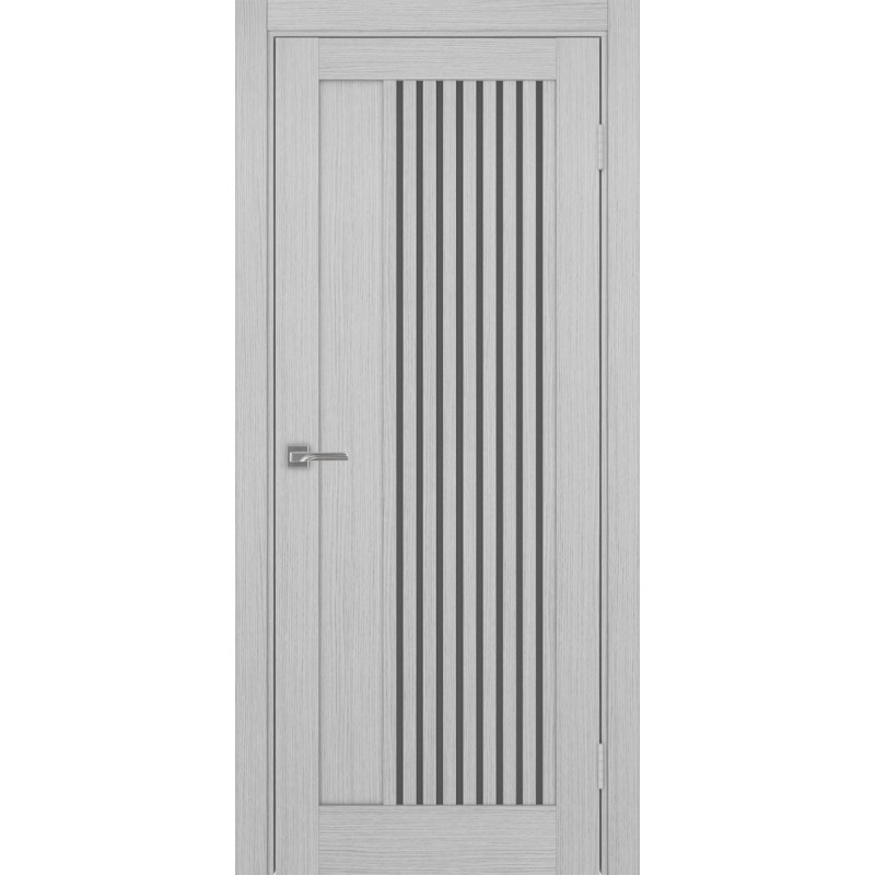 Межкомнатная дверь Турин 544.12, цвет дуб серый FL, заполнение Графит матовое, размер 200*80 см.