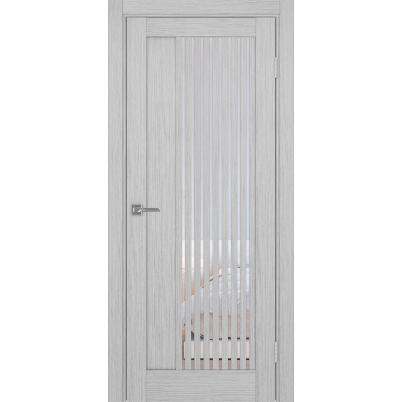 Межкомнатная дверь Турин 544.12, цвет дуб серый FL, заполнение Прозрачное, размер 200*80 см.