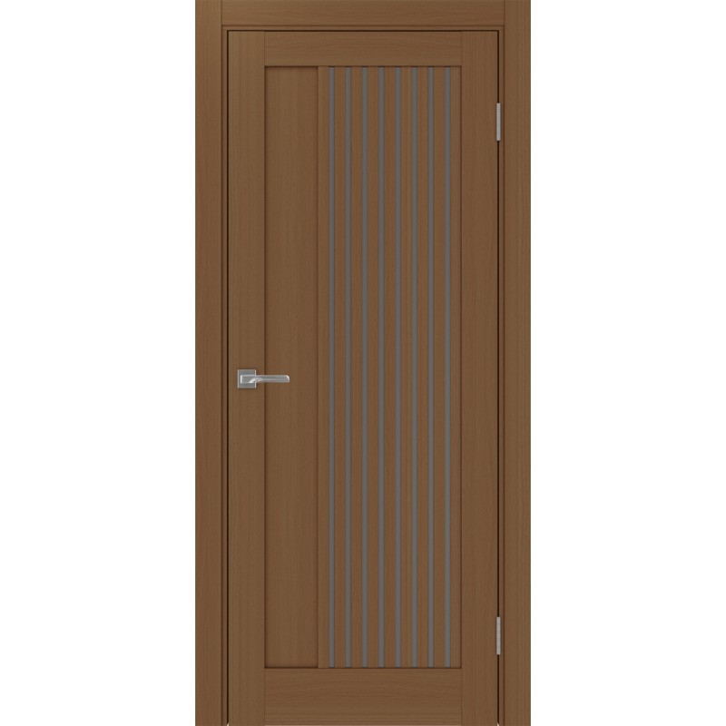 Межкомнатная дверь Турин 544.12, цвет орех NL, заполнение Бронза матовое, размер 200*80 см.