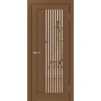 Турин 544.12, цвет орех NL, заполнение Зеркало, размер 200*80 см.