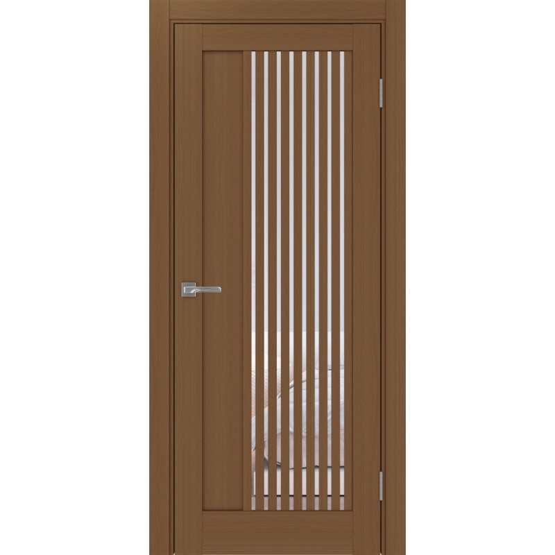 Межкомнатная дверь Турин 544.12, цвет орех NL, заполнение Прозрачное, размер 200*80 см.