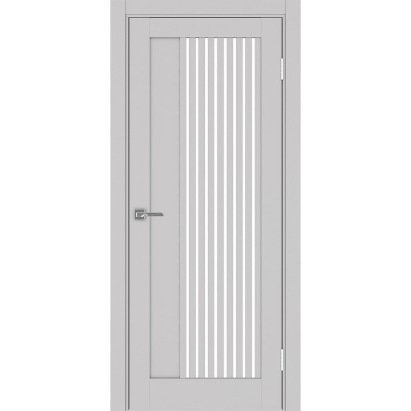 Межкомнатная дверь Турин 544.12, цвет пепельный, заполнение LACбелый, размер 200*80 см.