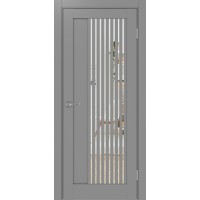 Турин 544.12, цвет серый, заполнение Зеркало, размер 200*80 см.