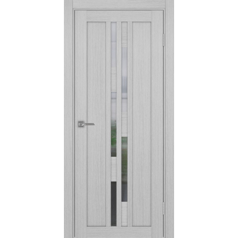 Межкомнатная дверь Турин 551.121, цвет дуб серый FL, заполнение Мору, размер 200*80 см.