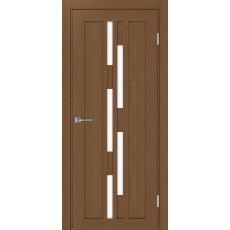 Межкомнатная дверь Турин 551.121, цвет орех NL, заполнение LACбелый, размер 200*80 см.