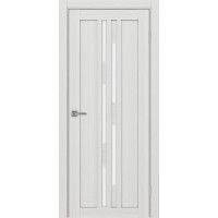 Турин 551.121, цвет Ясень серебристый стекло LACбелый, размер 80*200 см.