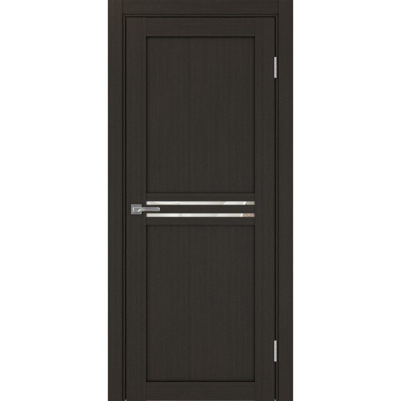 Межкомнатная дверь Турин 552.12, цвет Венге FL стекло Зеркало/Зеркало, размер 80*200 см.