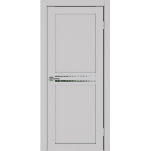 Турин 552.12, цвет Пепельный стекло Мору, размер 80*200 см.