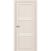 Турин 553.12, цвет Ясень перламутровый стекло LACбелый, размер 80*200 см.