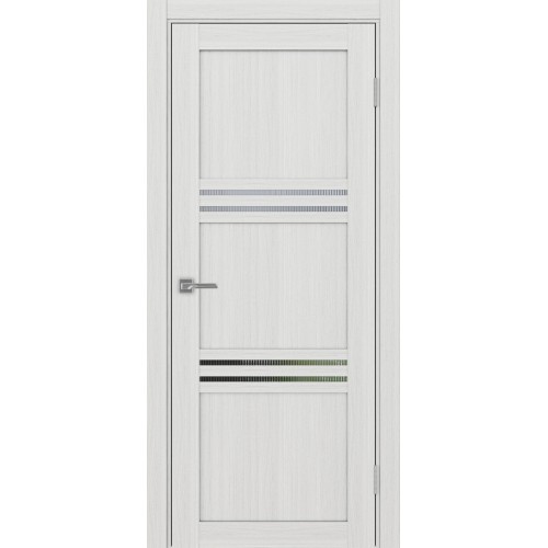 Турин 553.12, цвет Ясень серебристый стекло Мору, размер 80*200 см.