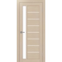 Турин 554.21, цвет Дуб беленый FL стекло LACбелый, размер 80*200 см.