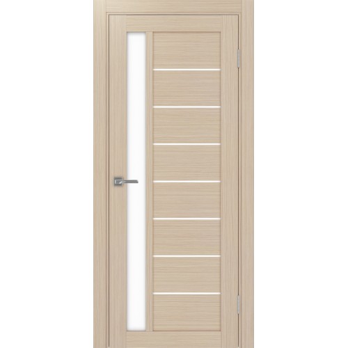 Турин 554.21, цвет Дуб беленый FL стекло LACбелый, размер 80*200 см.