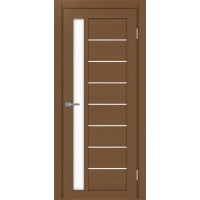 Турин 554.21, цвет Орех NL стекло LACбелый, размер 80*200 см.