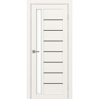 Турин 554АПП.21, цвет Бежевый молдинг алюм.чёрн стекло LACбелый, размер 80*200 см.