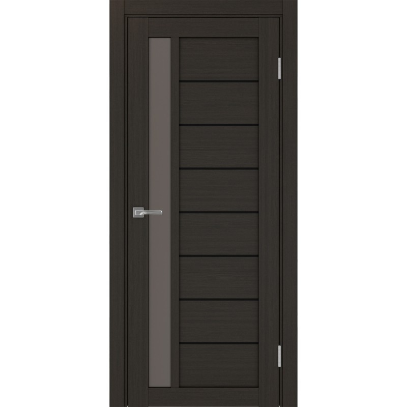 Межкомнатная дверь Турин 554.21 АПП молдинг SB, цвет венге FL, заполнение Бронза матовое, размер 200*80 см.