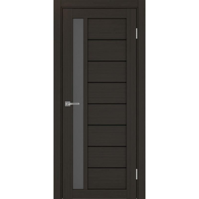 Межкомнатная дверь Турин 554.21 АПП молдинг SB, цвет венге FL, заполнение Графит матовое, размер 200*80 см.