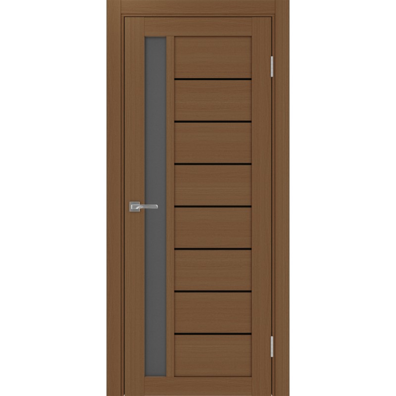 Межкомнатная дверь Турин 554.21 АПП молдинг SB, цвет орех NL, заполнение Графит матовое, размер 200*80 см.