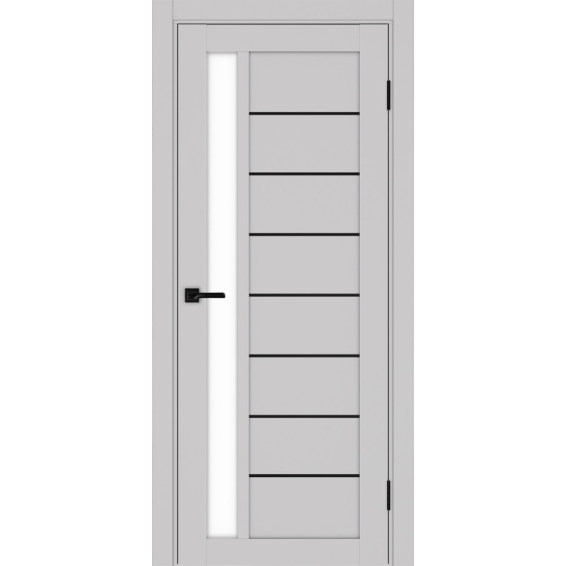 Межкомнатная дверь Турин 554.21 АПП молдинг SB, цвет пепельный, заполнение LACбелый, размер 200*80 см.