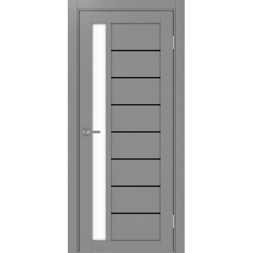 Турин 554.21 АПП молдинг SB, цвет серый, заполнение LACбелый, размер 200*80 см.