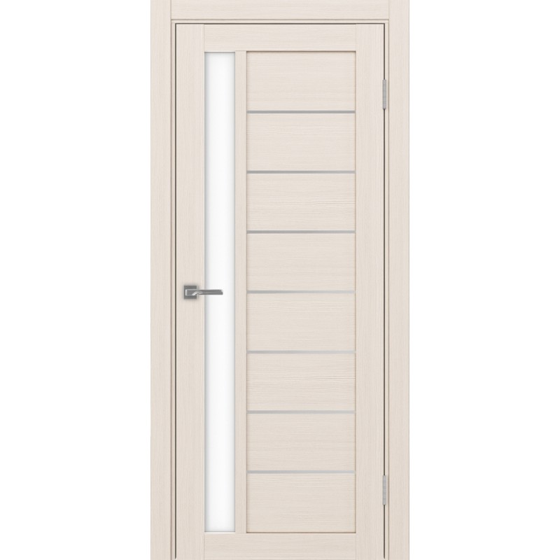 Межкомнатная дверь Турин 554.21 АПП молдинг SC, цвет ясень перламутровый, заполнение LACбелый, размер 200*80 см.