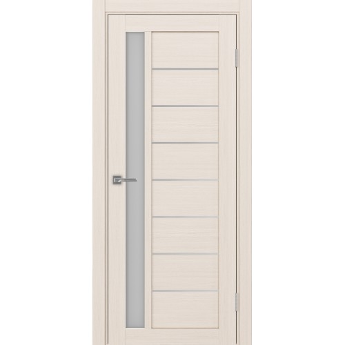 Турин 554АПП.21, цвет Ясень перламутровый молдинг алюм.хром стекло Мателюкс, размер 80*200 см.