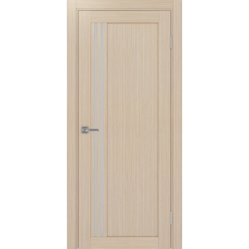 Межкомнатная дверь Турин 555.21, цвет Дуб беленый FL стекло Мателюкс, размер 80*200 см.