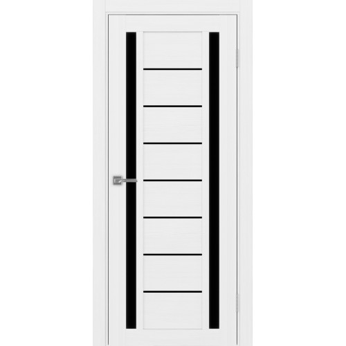 Турин 558.212, цвет Белый лёд стекло LACчерный, размер 80*200 см.