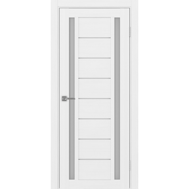 Межкомнатная дверь Турин 558.212, цвет Белый лёд стекло Мателюкс, размер 80*200 см.