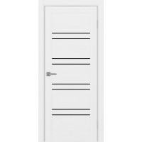 Турин 560.12, цвет Белый лёд стекло LACчерный, размер 80*200 см.