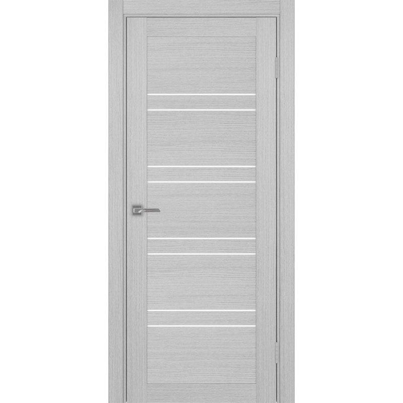 Межкомнатная дверь Турин 560.12, цвет дуб серый FL, заполнение LACбелый, размер 200*80 см.