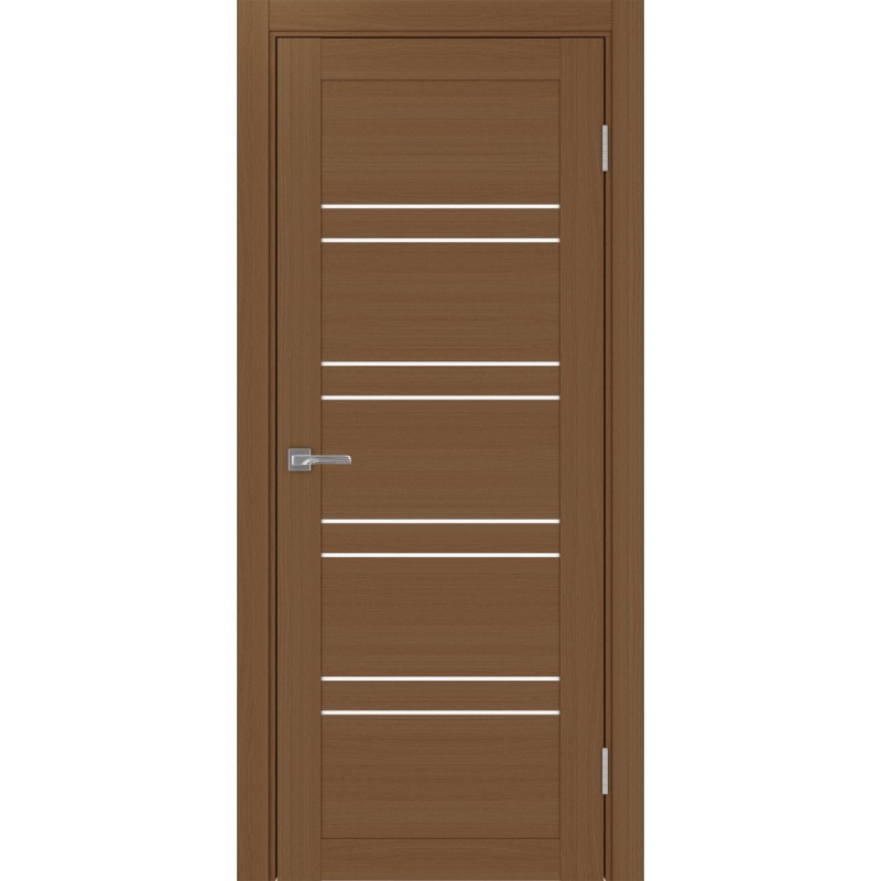 Межкомнатная дверь Турин 560.12, цвет орех NL, заполнение LACбелый, размер 200*80 см.