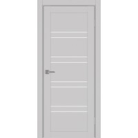 Турин 560.12, цвет Пепельный стекло LACбелый, размер 80*200 см.