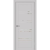 Турин 560.12, цвет пепельный, заполнение Зеркало, размер 200*80 см.