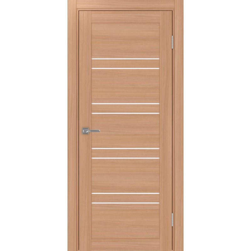 Межкомнатная дверь Турин 560.12, цвет ясень тёмный, заполнение LACбелый, размер 200*80 см.