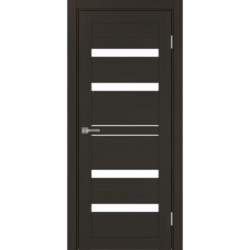 Межкомнатная дверь Турин 561.12, цвет венге FL, заполнение LACбелый, размер 200*80 см.