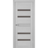 Турин 561.12, цвет Дуб Серый FL стекло Бронза матовое, размер 80*200 см.