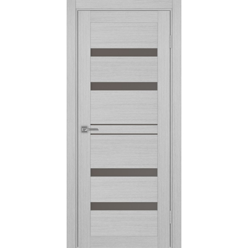 Межкомнатная дверь Турин 561.12, цвет дуб серый FL, заполнение Бронза матовое, размер 200*80 см.