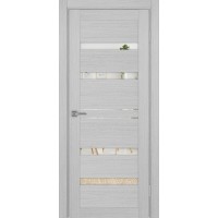 Турин 561.12, цвет дуб серый FL, заполнение Зеркало, размер 200*80 см.