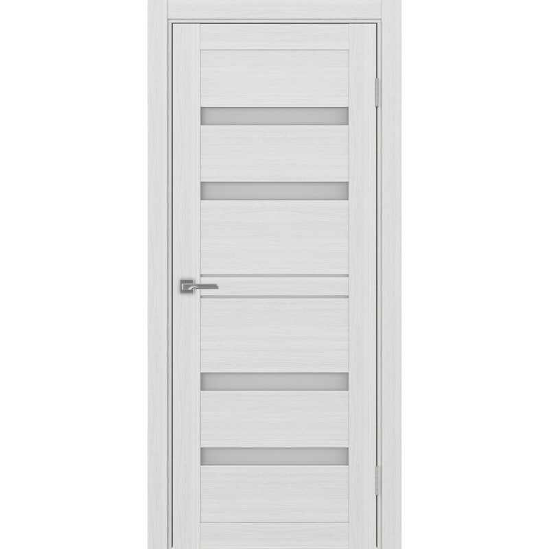 Межкомнатная дверь Турин 561.12, цвет ясень серебристый, заполнение Мателюкс, размер 200*80 см.